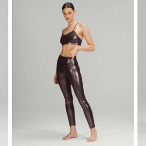 Lululemon Align Pant Tight 25" *Shine - Radiate Foil Print French Press - Size 4